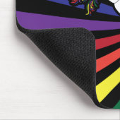 レインボーユニコーン マウスパッド (コーナー)