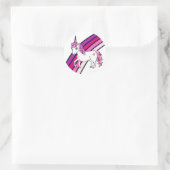 レインボーユニコーン ラウンドシール (バッグ)