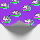 レインボーユニコーン ラッピングペーパー (角)