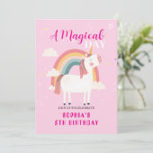 レインボーユニコーン 招待状 (スタンド正面)