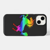 レインボーユニコーン iPhoneケース (裏面横)