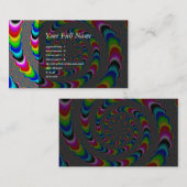 レインボーユニバース – フラクタルアート 名刺 (正面/裏面)