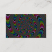 レインボーユニバース – フラクタルアート 名刺 (裏面)