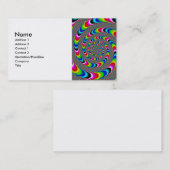 レインボーユニバース – フラクタルアート 名刺 (正面/裏面)