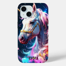 レインボーユニークユニコーンヘッド名前をカスタムする女の子らしい女の子