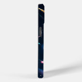 レインボーユニークユニコーンヘッド名前をカスタムする女の子らしい女の子 Case-Mate iPhoneケース (裏面 / 右)