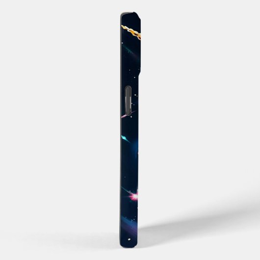 レインボーユニークユニコーンヘッド名前をカスタムする女の子らしい女の子 Case-Mate iPhoneケース (裏面 / 右)