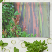 レインボーユーカリの木 キッチンタオル (折り畳み)