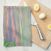 レインボーユーカリの木 キッチンタオル (四つ折り)