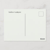 レインボーユーカリの木 ポストカード (裏面)