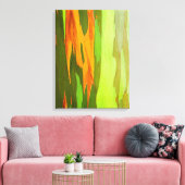 レインボーユーカリの樹皮,ハワイ キャンバスプリント (インサイチュ (リビング))