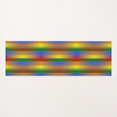 レインボーヨガマット ヨガマット (正面(横))
