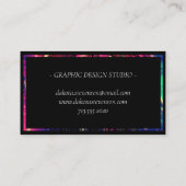 レインボーライオンヒップスター銀河系                        名刺 (裏面)