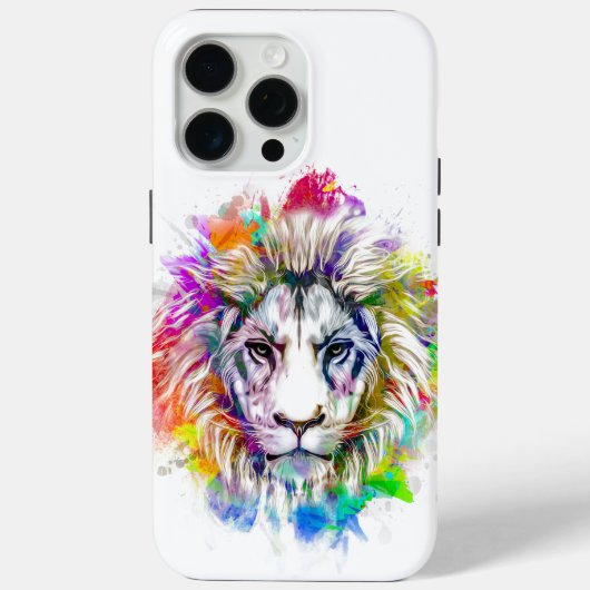 レインボーライオン Case-Mate iPhoneケース (裏面)