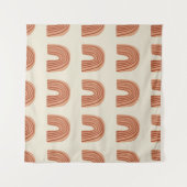 レインボーライト:トレンディーシームレスデコール。 タペストリー (正面(横))