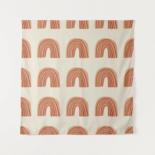 レインボーライト:トレンディーシームレスデコール。 タペストリー (正面)