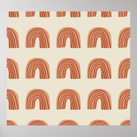 レインボーライト:トレンディーシームレスデコール。 ポスター (正面)