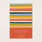 レインボーラインイヤリングネックレスジュエリーディスプレイカード (裏面)