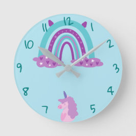 レインボーラウンドクロック ラウンド壁時計