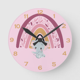 レインボーラウンドクロック ラウンド壁時計