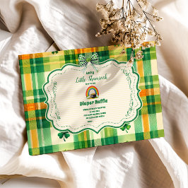 レインボーラッキーリトルシャームロックディパーラッフル エンクロージャーカード