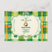 レインボーラッキーリトルシャームロックディパーラッフル エンクロージャーカード (正面)