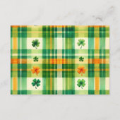 レインボーラッキーリトルシャームロックディパーラッフル エンクロージャーカード (裏面)