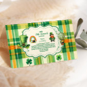 レインボーラッキーリトルシャームロックブックスベビー エンクロージャーカード