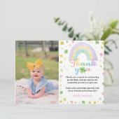 レインボーラッキーワンサンキューカード誕生会 サンキューカード (スタンド正面)