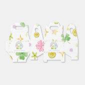 レインボーラッキーワンビーボックスバースデーパーティー フェイバーボックス (折り畳みなし)