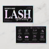 レインボーラッシュエクステンションアフターケア  名刺 (正面/裏面)