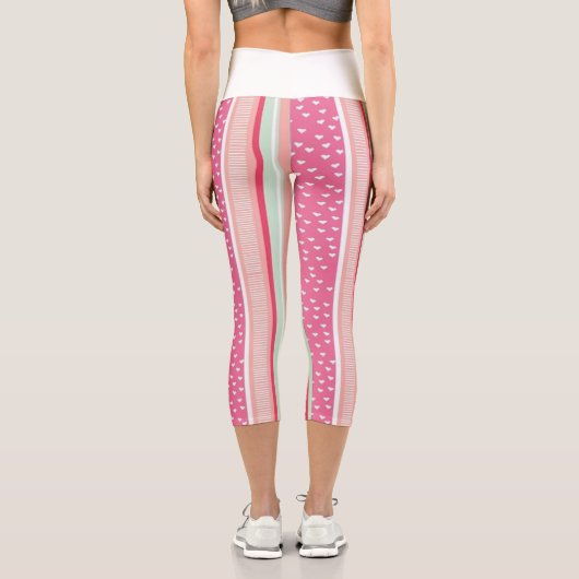 レインボーラッシュ： & P用のハイウェストはっきりしたキャプリス カプリレギンス (裏面)