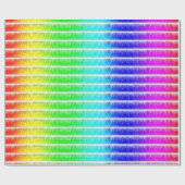 レインボーラッピング紙 ラッピングペーパー (フラット)