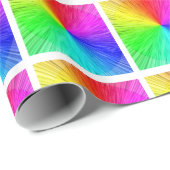 レインボーラッピング紙 ラッピングペーパー (ロールコーナー)