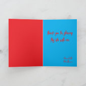 レインボーラブは愛LGBTQバレンタインカード カード (内部)