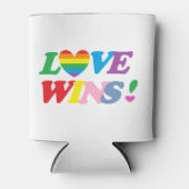 レインボーラブウィンクーラーボックス 缶クーラー (正面)