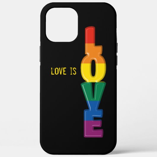 レインボーラブケースメイトiPhoneケース Case-Mate iPhoneケース (裏面)