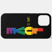 レインボーラブケースメイトiPhoneケース Case-Mate iPhoneケース (裏面 (横))