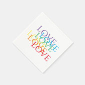 レインボーラブスタンダード紙ナプキンス スタンダードカクテルナプキン (角)