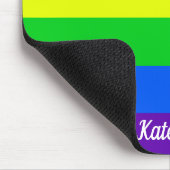 レインボーラブズラブゲイプライドLGBTQビューティフル マウスパッド (コーナー)