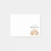 レインボーラブハート先生ポストイットノート ポストイット (正面)