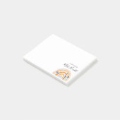 レインボーラブハート先生ポストイットノート ポストイット (アングル)
