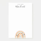 レインボーラブハート先生ポストイットノート ポストイット (正面)