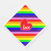 レインボーラブハート対角ストライププライドカラー (コーナー)