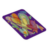 レインボーラブハート感動的冷蔵庫用マグネット マグネット (右側)