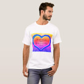 レインボーラブハート Tシャツ (正面フル)