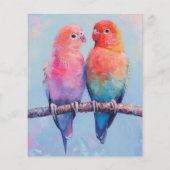 レインボーラブバーズスクラップブック紙 (裏面)