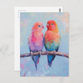 レインボーラブバード ポストカード (正面/裏面)