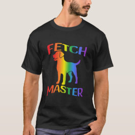 レインボーラブラドール・レトリーバー すご腕フェッチマン Tシャツ
