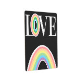 レインボーラブ同性結婚性に感謝 メタルプリント (3/4)